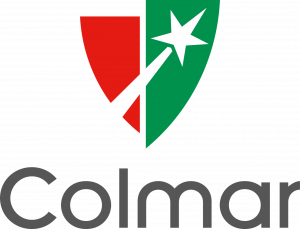 Colmar logo vertical quadri