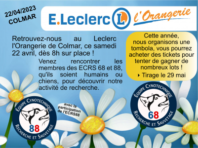 Affiche Leclerc 2023